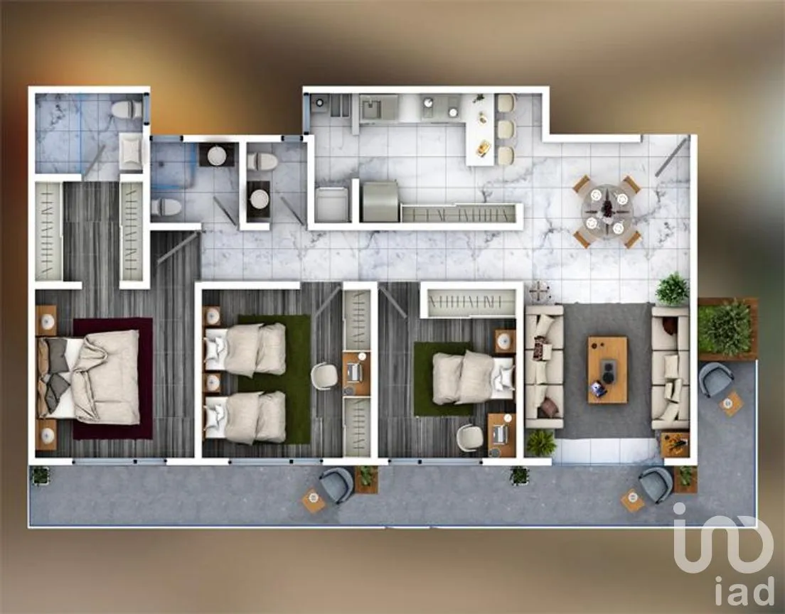 Departamento en Renta en Lomas de Angelópolis, San Andrés Cholula, Puebla | NEX-289949 | iad México | Foto 19 de 22