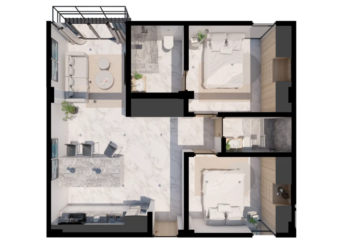 Departamento en Venta en Prados de Providencia, Guadalajara, Jalisco | NEX-260219 | iad México | Foto 5 de 13