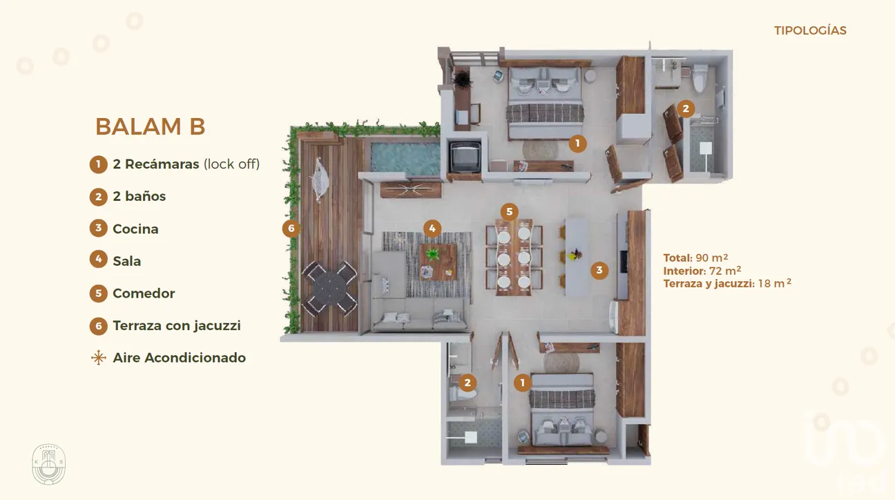 Departamento en Venta en Isla de Holbox, Lázaro Cárdenas, Quintana Roo | NEX-238484 | iad México | Foto 7 de 9