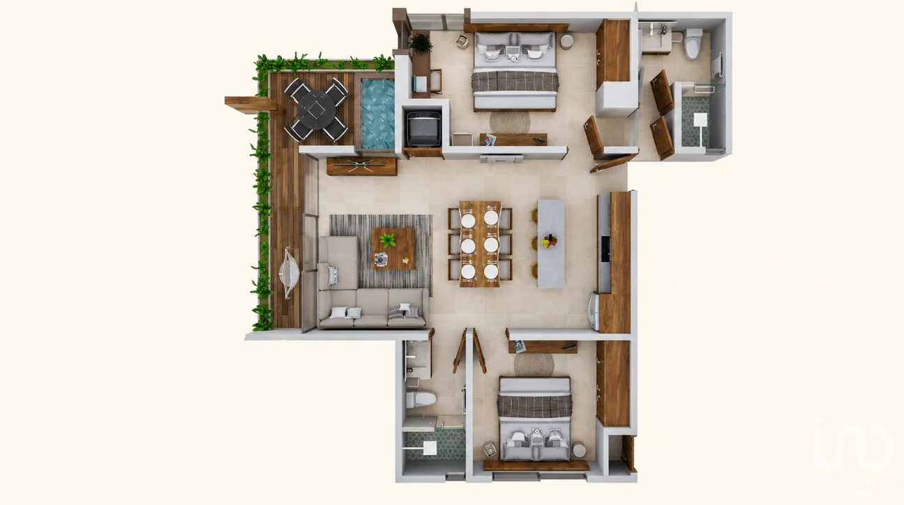 Departamento en Venta en Isla de Holbox, Lázaro Cárdenas, Quintana Roo | NEX-238484 | iad México | Foto 8 de 12