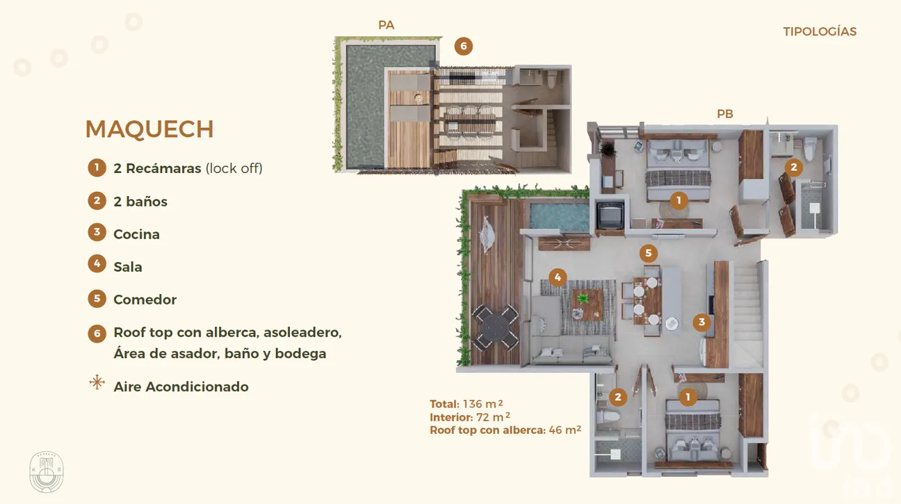Departamento en Venta en Isla de Holbox, Lázaro Cárdenas, Quintana Roo | NEX-246601 | iad México | Foto 7 de 8