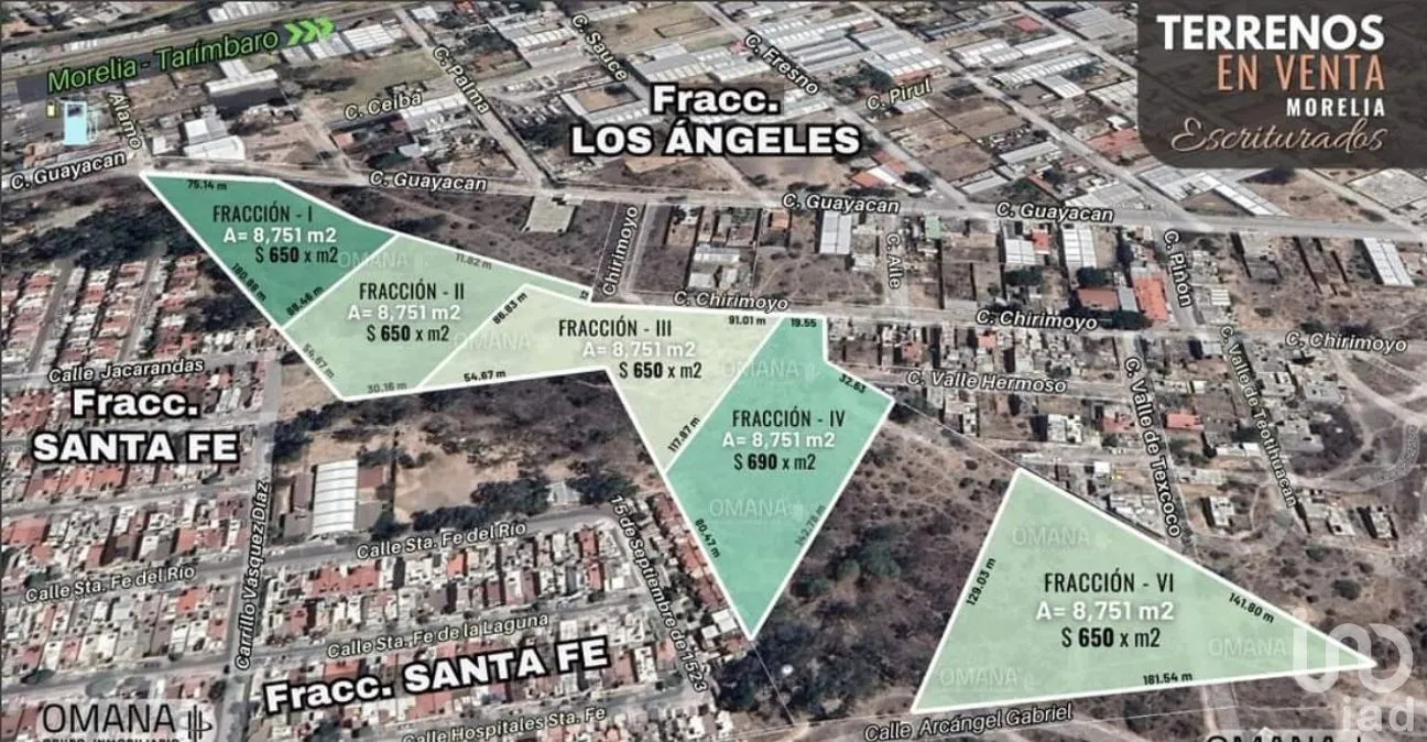 Terreno en Venta en Los Ángeles, Morelia, Michoacán de Ocampo | NEX-238144 | iad México | Foto 6 de 7