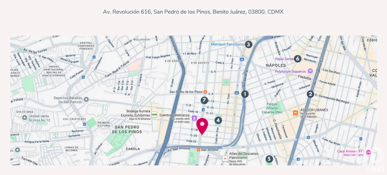 Departamento en Venta en San Pedro de los Pinos, Benito Juárez, Ciudad de México | NEX-255942 | iad México | Foto 10 de 13