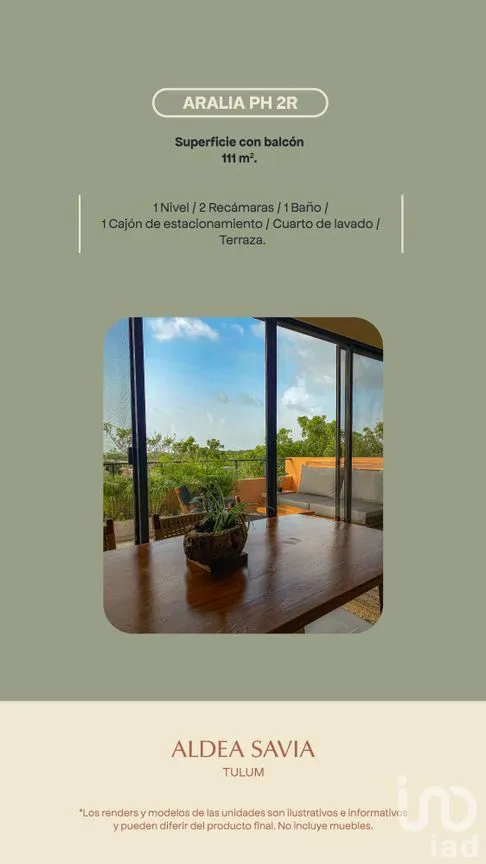 Departamento en Venta en Tumben Kaa, Tulum, Quintana Roo | NEX-202987 | iad México | Foto 7 de 8