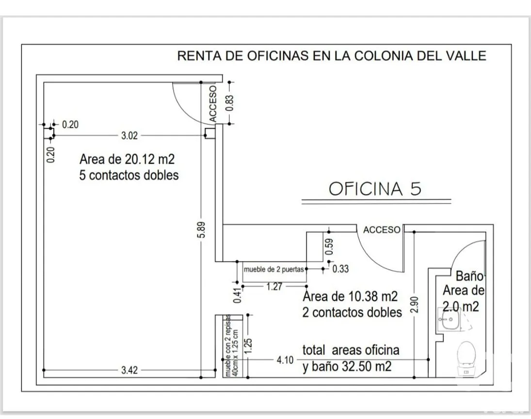 Oficina en Renta en Del Valle Centro, Benito Juárez, Ciudad de México | NEX-262353 | iad México | Foto 9 de 9