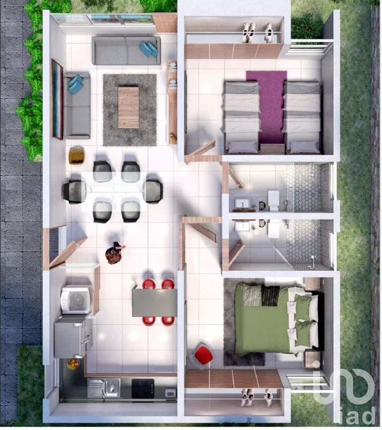 Departamento en Venta en Temozón Norte, Mérida, Yucatán | NEX-168096 | iad México | Foto 6 de 12