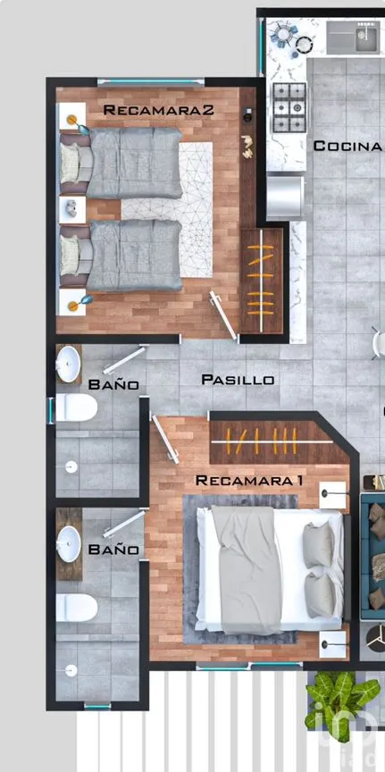 Departamento en Venta en Ajusco, Coyoacán, Ciudad de México | NEX-289665 | iad México | Foto 7 de 13