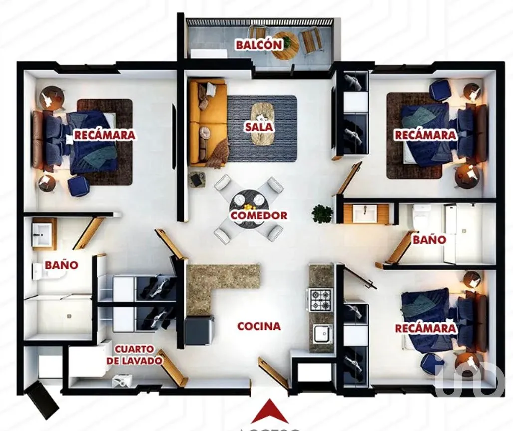 Departamento en Venta en Centro Cívico, Mexicali, Baja California | NEX-260049 | iad México | Foto 9 de 12