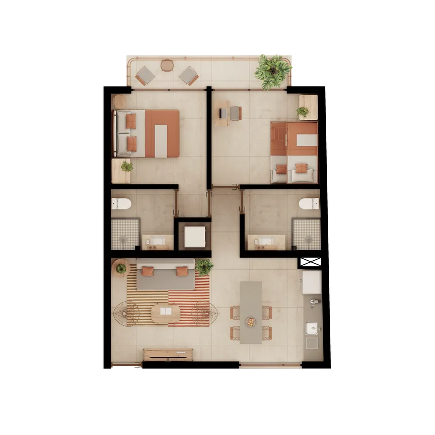 Departamento en Venta en Brisas de Zicatela, Santa María Colotepec, Oaxaca | NEX-286365 | iad México | Foto 11 de 13