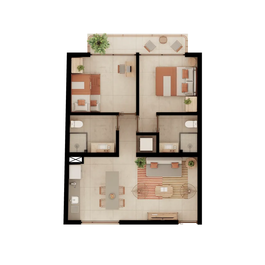 Departamento en Venta en Brisas de Zicatela, Santa María Colotepec, Oaxaca | NEX-286365 | iad México | Foto 10 de 13