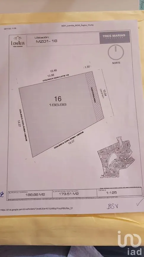 Terreno en Venta en Tres Marías, Morelia, Michoacán de Ocampo | NEX-302440 | iad México | Foto 3 de 7
