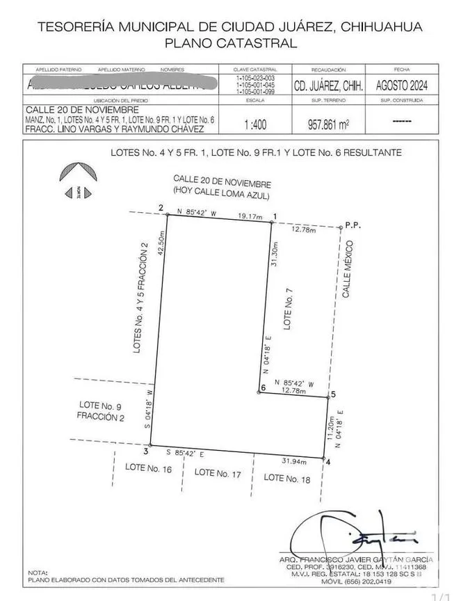 Terreno en Venta en La Cuesta, Juárez, Chihuahua | NEX-246810 | iad México | Foto 4 de 5