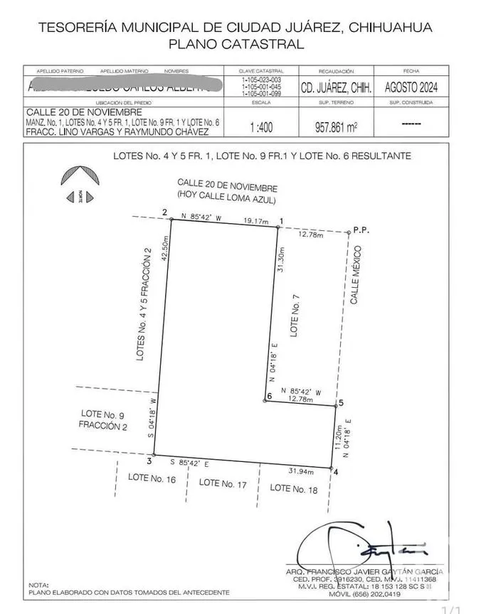 Terreno en Venta en La Cuesta, Juárez, Chihuahua | NEX-246810 | iad México | Foto 1 de 5