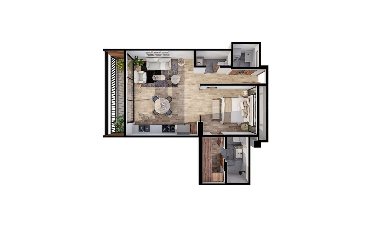 Departamento en Venta en Vallarta Norte, Guadalajara, Jalisco | NEX-217613 | iad México | Foto 8 de 9