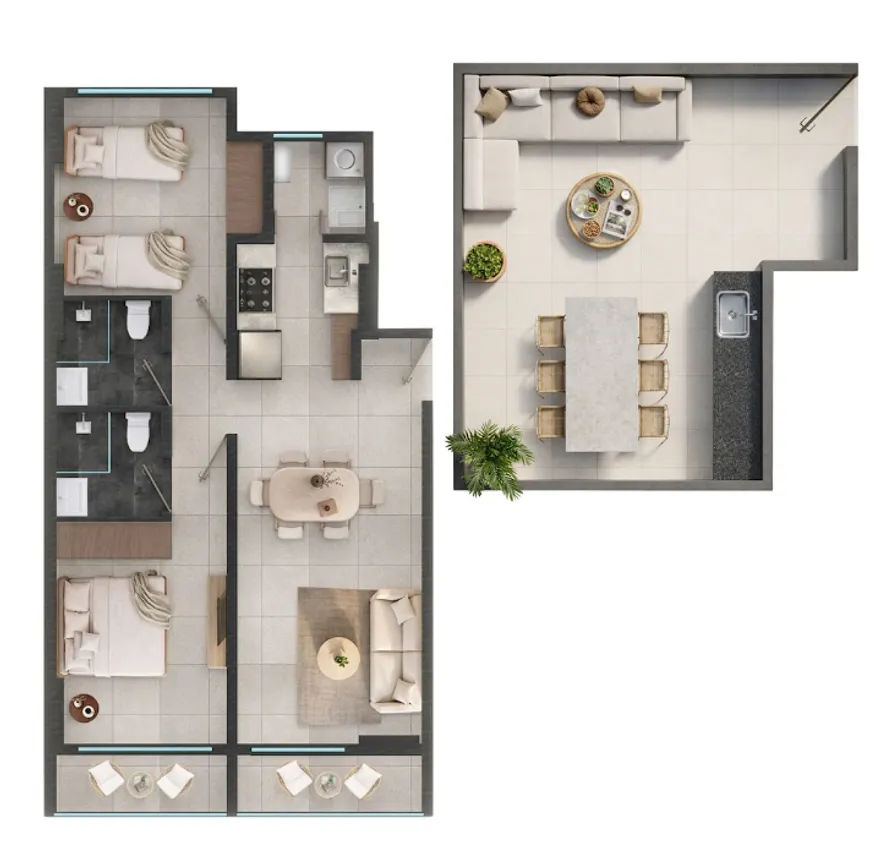 Departamento en Venta en Portales Oriente, Benito Juárez, Ciudad de México | NEX-295966 | iad México | Foto 11 de 12