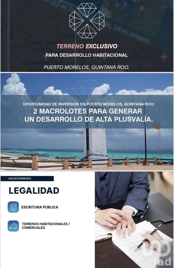 Terreno en Venta en Puerto Morelos, Puerto Morelos, Quintana Roo | NEX-244653 | iad México | Foto 4 de 4