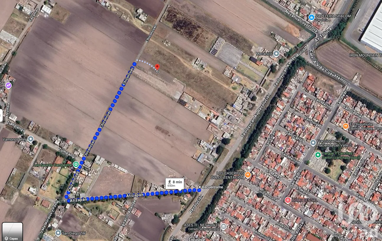 Terreno en Venta en San Diego de los Padres Cuexcontitlán, Toluca, México | NEX-257138 | iad México | Foto 5 de 5