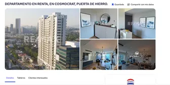 NEX-263200 - Departamento en Renta, con 2 recamaras, con 2 baños, con 97 m2 de construcción en Puerta de Hierro, CP 45116, Jalisco.