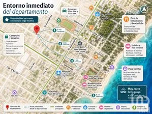 NEX-299391 - Departamento en Venta, con 2 recamaras, con 1 baño, con 65 m2 de construcción en Paraíso del Carmen, CP 77720, Quintana Roo.
