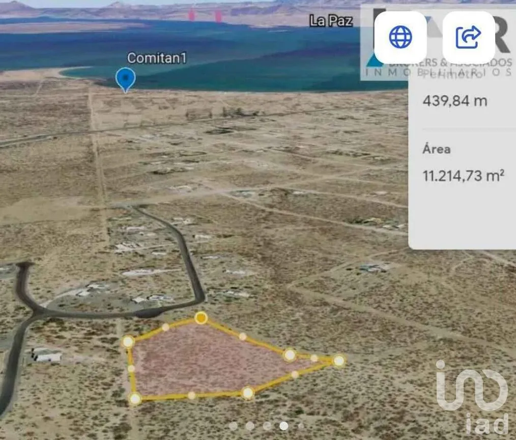 Terreno en Venta en El Centenario, La Paz, Baja California Sur | NEX-305264 | iad México | Foto 1 de 9