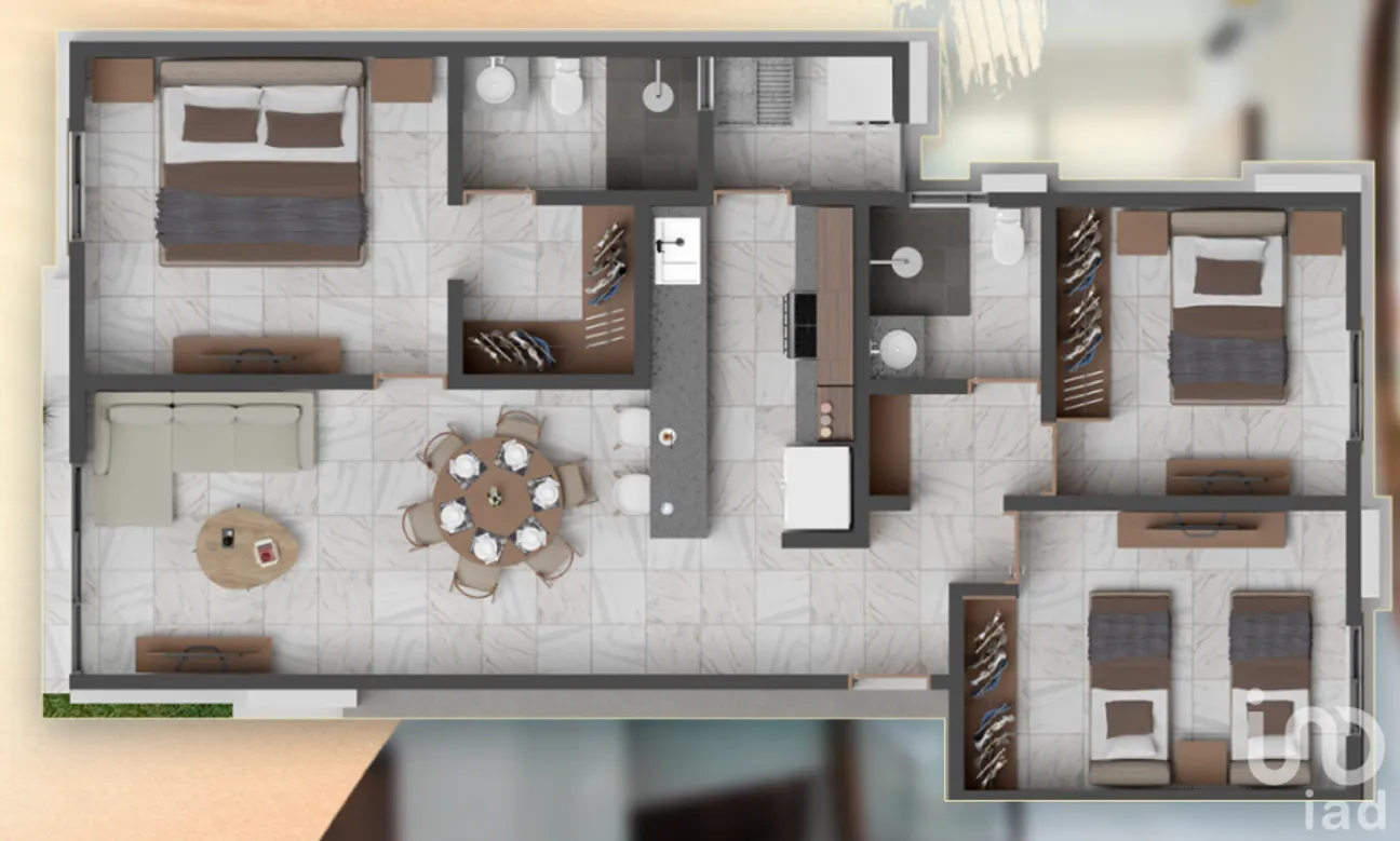 Departamento en Venta en Supermanzana 326, Benito Juárez, Quintana Roo | NEX-253625 | iad México | Foto 9 de 10