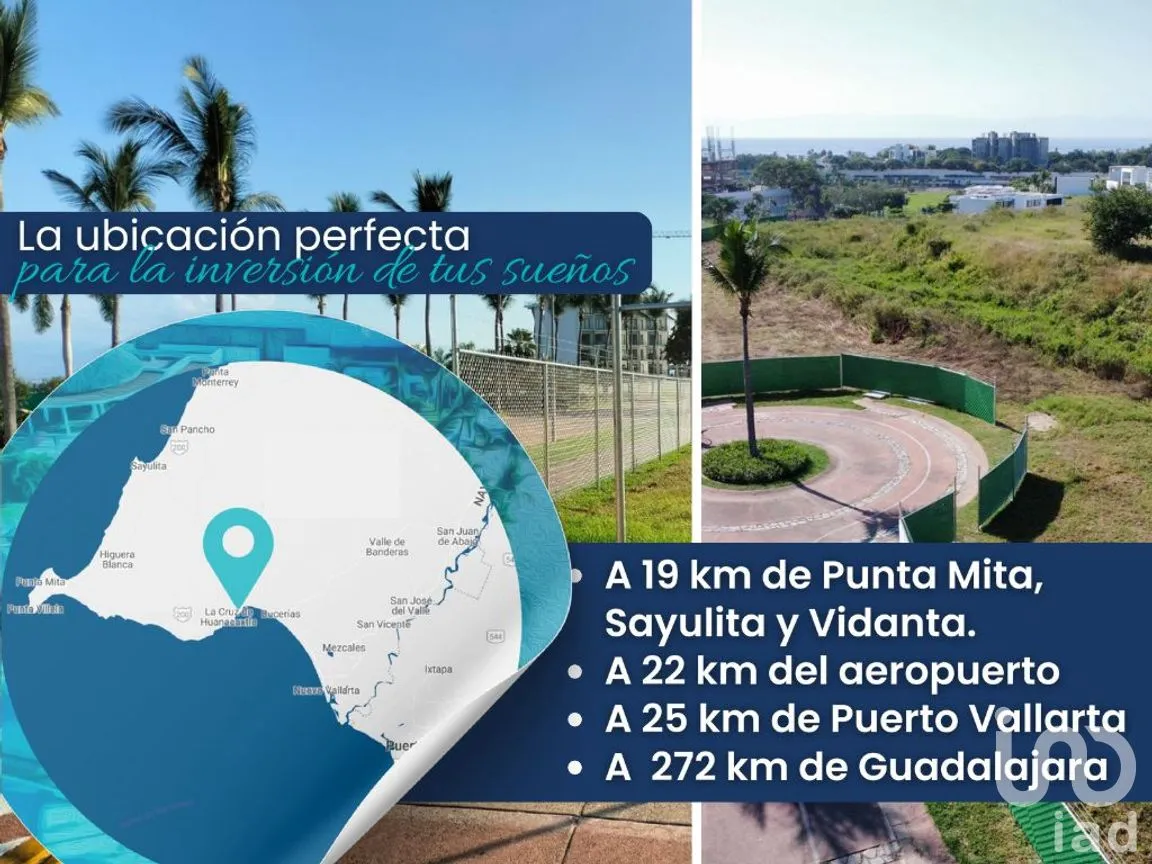 Terreno en Venta en Cruz de Huanacaxtle, Bahía de Banderas, Nayarit | NEX-256684 | iad México | Foto 3 de 8