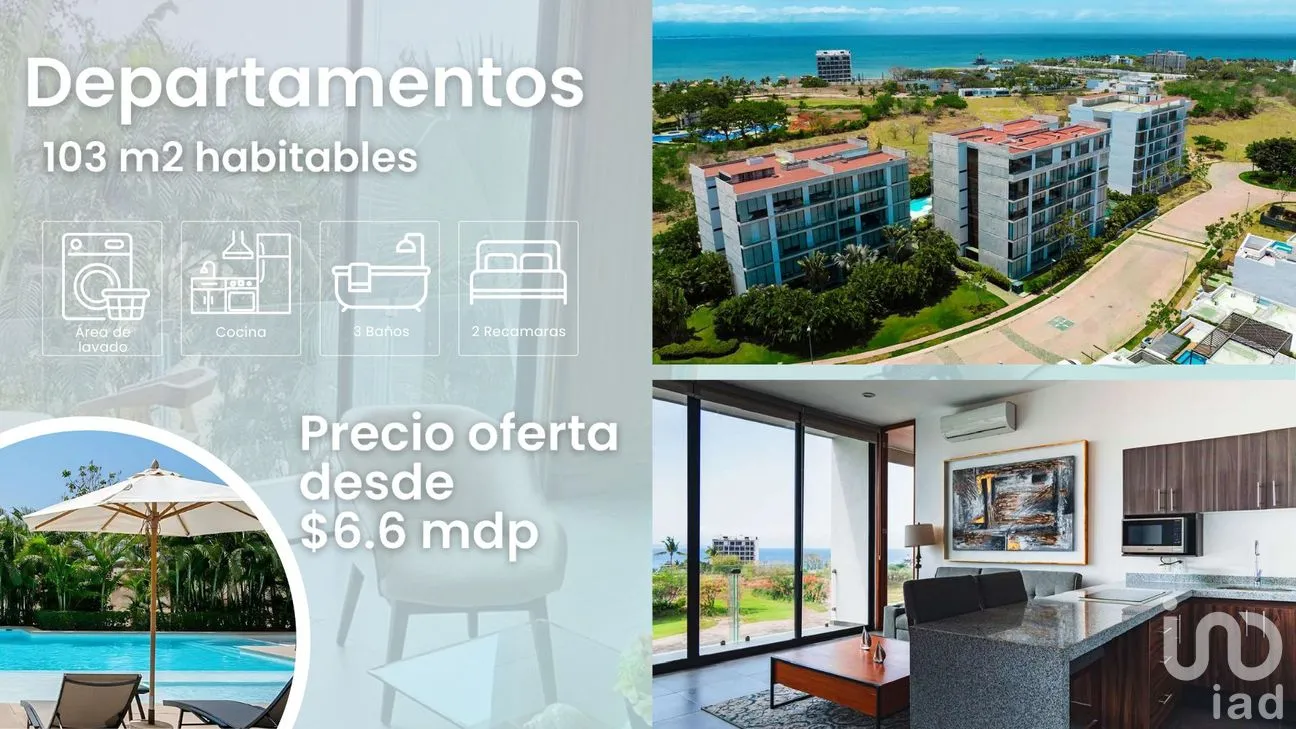 Departamento en Venta en Cruz de Huanacaxtle, Bahía de Banderas, Nayarit | NEX-256735 | iad México | Foto 14 de 17