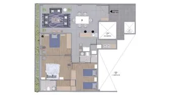 NEX-256793 - Departamento en Venta, con 2 recamaras, con 2 baños, con 100 m2 de construcción.