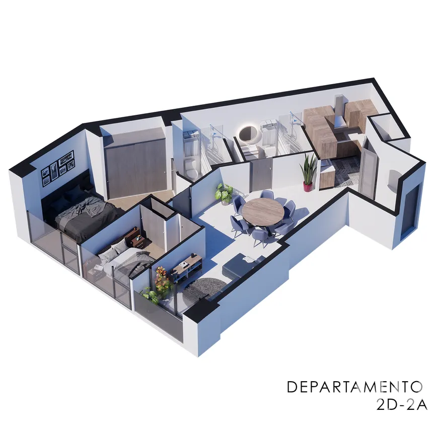 Departamento en Venta en 8 de Agosto, Álvaro Obregón, Ciudad de México | NEX-260057 | iad México | Foto 1 de 6