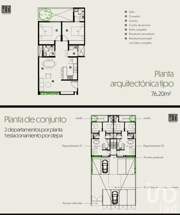 Departamento en Venta en San Andrés Cholula Centro, San Andrés Cholula, Puebla | NEX-283509 | iad México | Foto 8 de 9