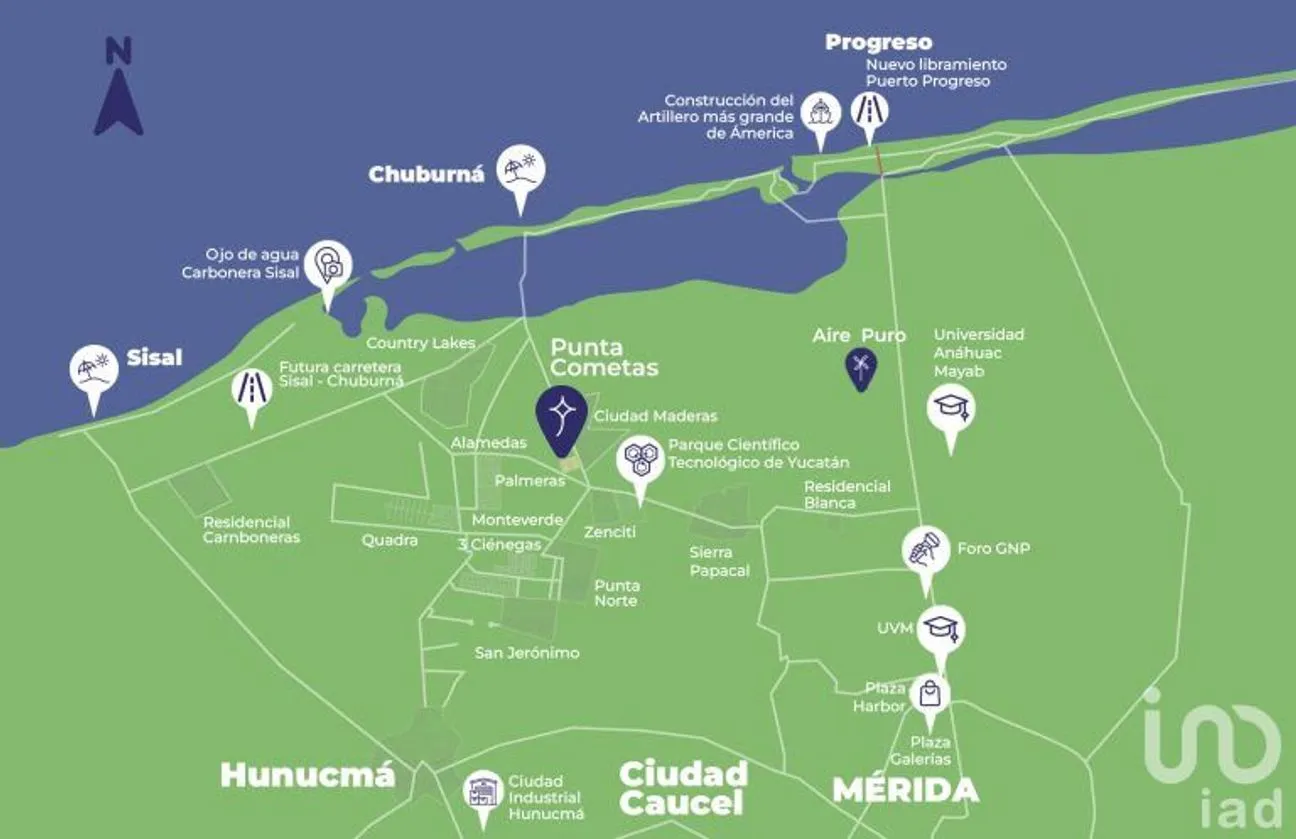 Terreno en Venta en Ucú, Ucú, Yucatán | NEX-257418 | iad México | Foto 1 de 35