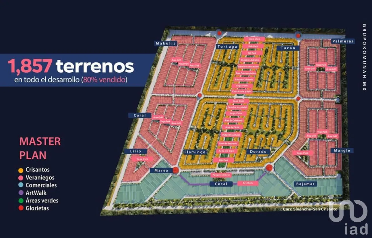 Terreno en Venta en San Crisanto, Sinanché, Yucatán | NEX-258213 | iad México | Foto 4 de 4