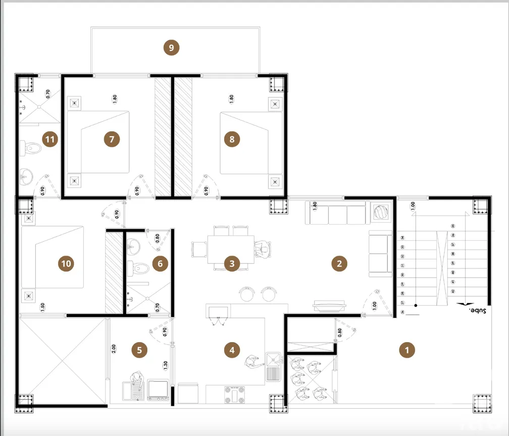 Departamento en Venta en Belisario Domínguez, Puebla, Puebla | NEX-264932 | iad México | Foto 9 de 17