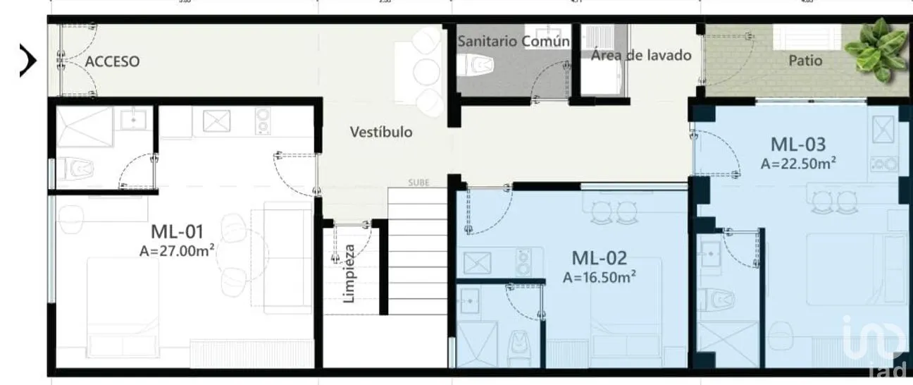 Departamento en Venta en Roma Norte, Cuauhtémoc, Ciudad de México | NEX-303242 | iad México | Foto 2 de 15