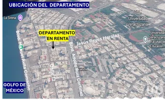 NEX-303160 - Departamento en Renta, con 2 recamaras, con 1 baño, con 62 m2 de construcción.