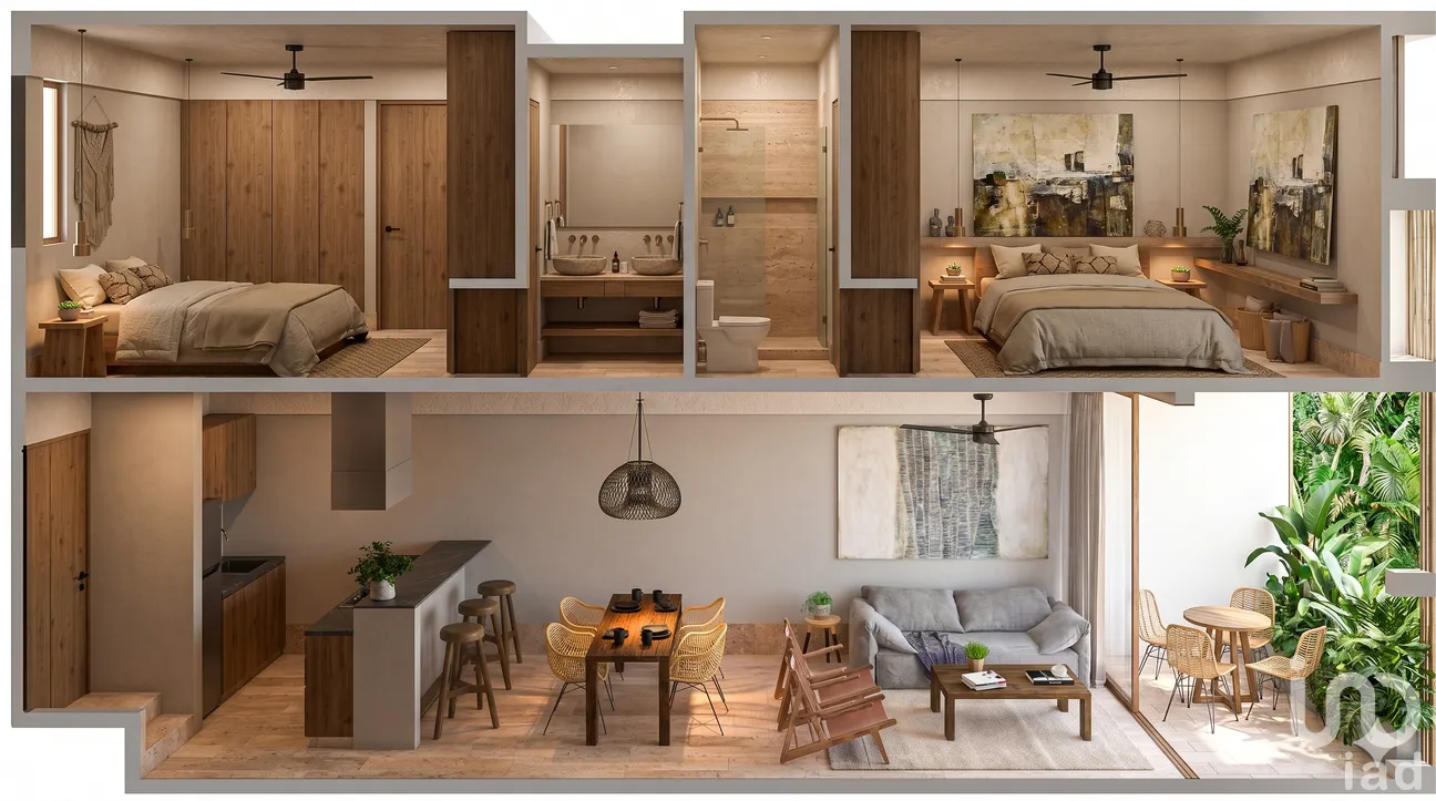 Departamento en Venta en Aldea Zama, Tulum, Quintana Roo | NEX-297923 | iad México | Foto 5 de 21