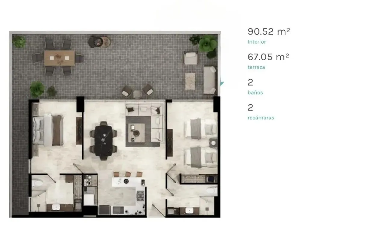 Departamento en Venta en Puerta las Lomas, Zapopan, Jalisco | NEX-289734 | iad México | Foto 17 de 22