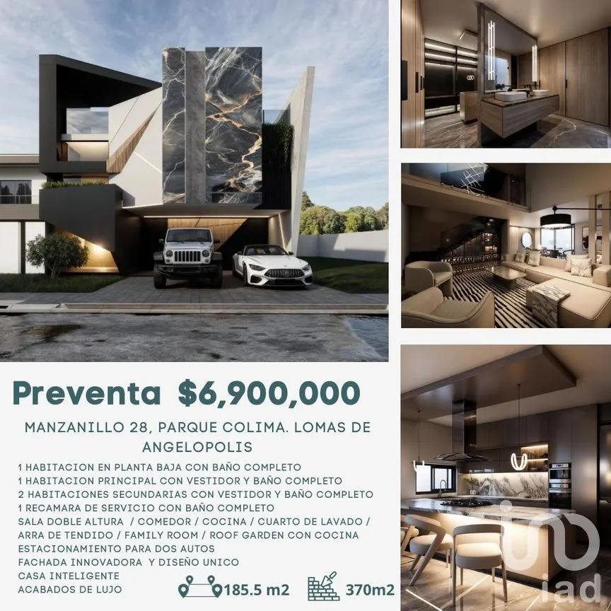 Casa en Venta en Lomas de Angelópolis, San Andrés Cholula, Puebla | NEX-292183 | iad México | Foto 2 de 13