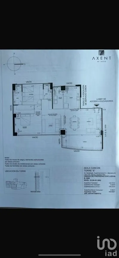 Departamento en Venta en Zona Hotelera, Benito Juárez, Quintana Roo | NEX-263186 | iad México | Foto 17 de 17