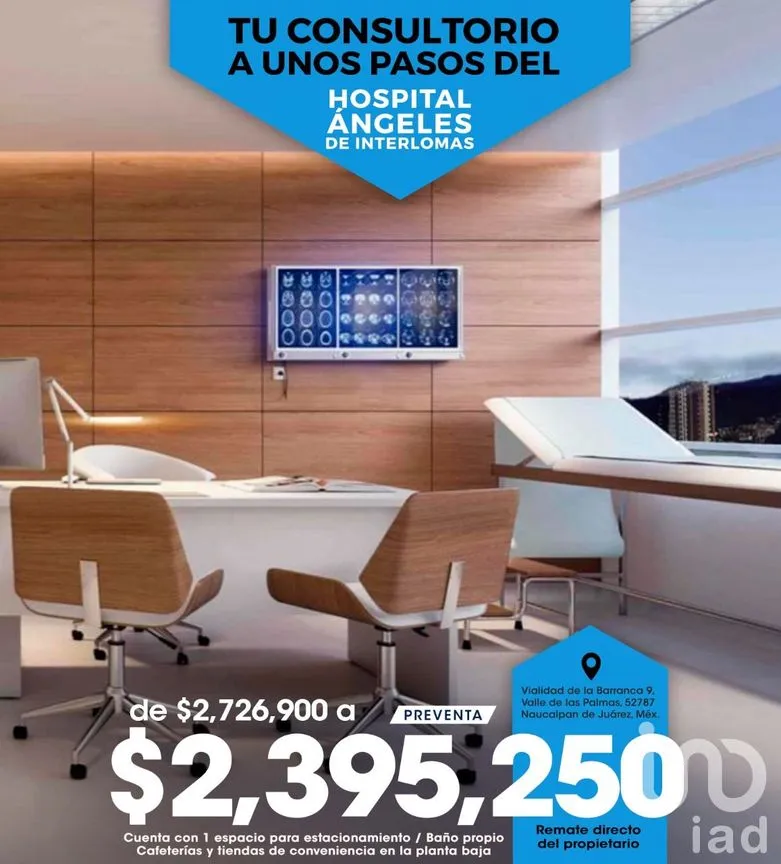 Oficina en Venta en Interlomas, Huixquilucan, México | NEX-41267 | iad México | Foto 1 de 3