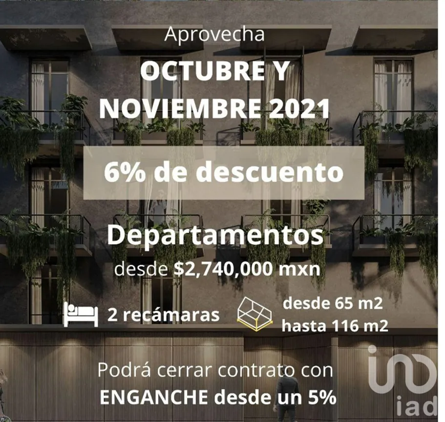 Departamento en Venta en Santa María la Ribera, Cuauhtémoc, Ciudad de México | NEX-58033 | iad México | Foto 4 de 10