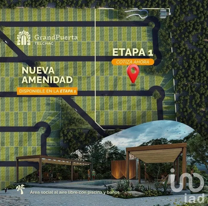 Terreno en Venta en Centro Telchac Pueblo, Telchac Pueblo, Yucatán | NEX-205119 | iad México | Foto 2 de 7