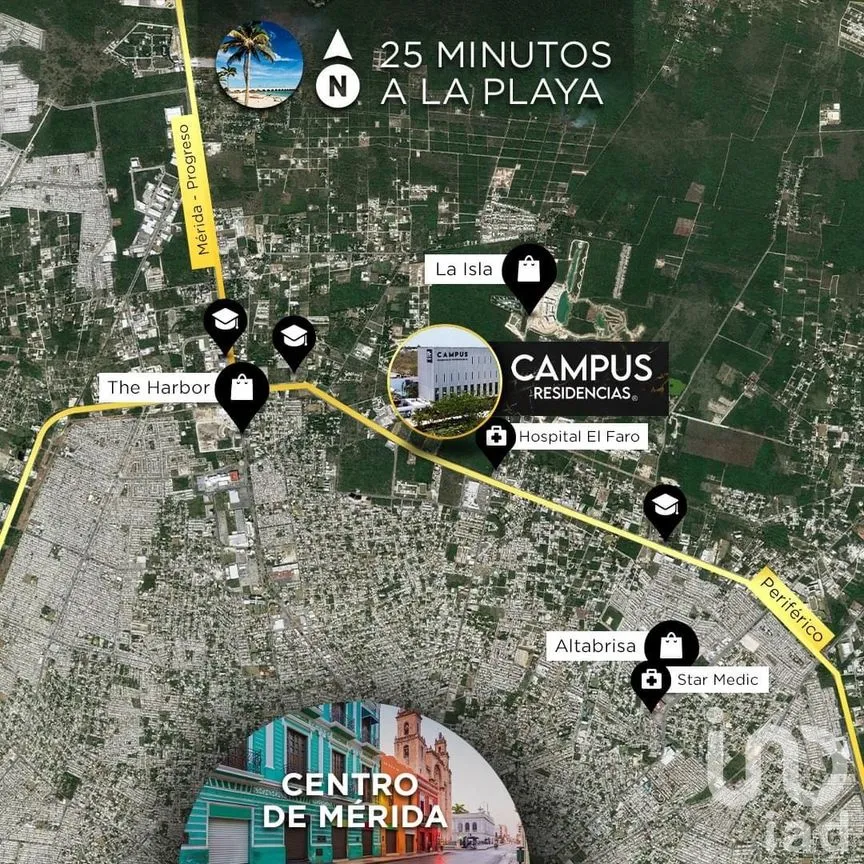Departamento en Venta en Temozón Norte, Mérida, Yucatán | NEX-40627 | iad México | Foto 3 de 35