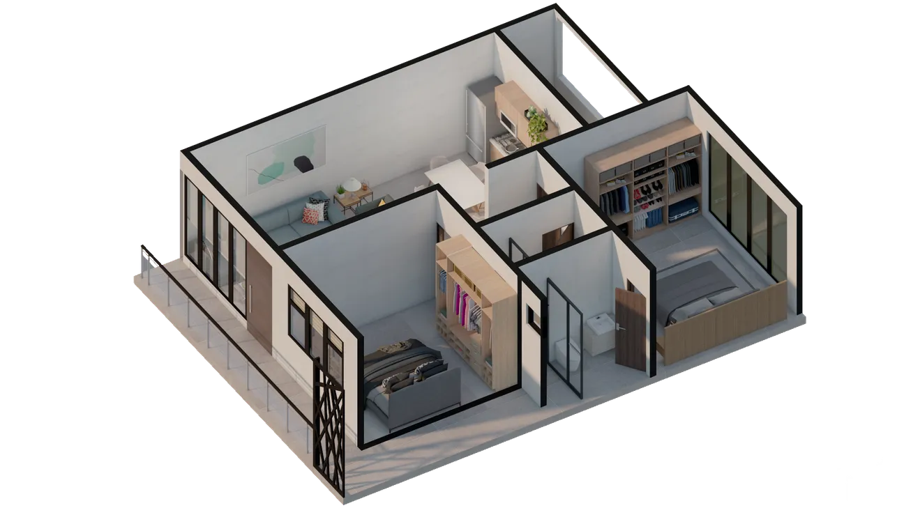 Departamento en Venta en Las Palomas, Mineral de la Reforma, Hidalgo | NEX-154676 | iad México | Foto 8 de 14