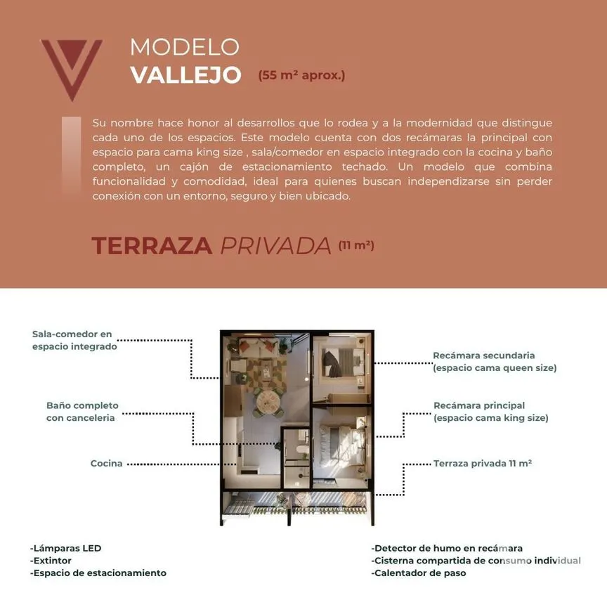 Departamento en Venta en San Juan de Guadalupe, San Luis Potosí, San Luis Potosí | NEX-263656 | iad México | Foto 3 de 9
