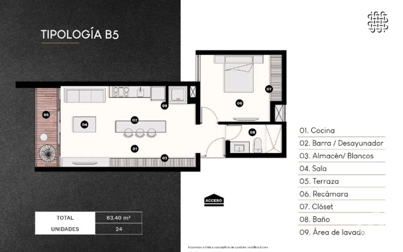 Departamento en Venta en Santa Gertrudis Copo, Mérida, Yucatán | NEX-161104 | iad México | Foto 9 de 14