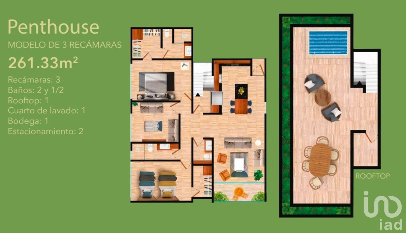 Departamento en Venta en Cabo Norte, Mérida, Yucatán | NEX-174958 | iad México | Foto 14 de 14