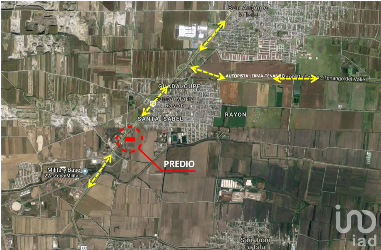 Terreno en Venta en Arboledas (San Andrés), Calimaya, Estado De México | NEX-228512 | iad México | Foto 1 de 11