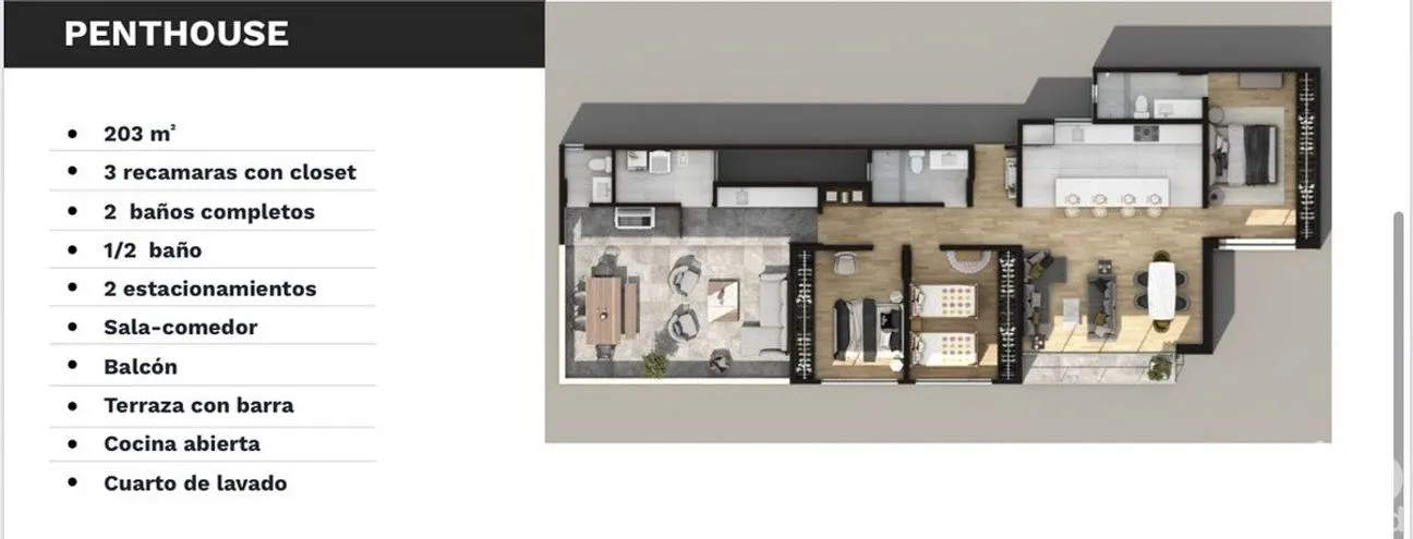 Departamento en Venta en San Francisco, San Mateo Atenco, Estado de México | NEX-283179 | iad México | Foto 10 de 11