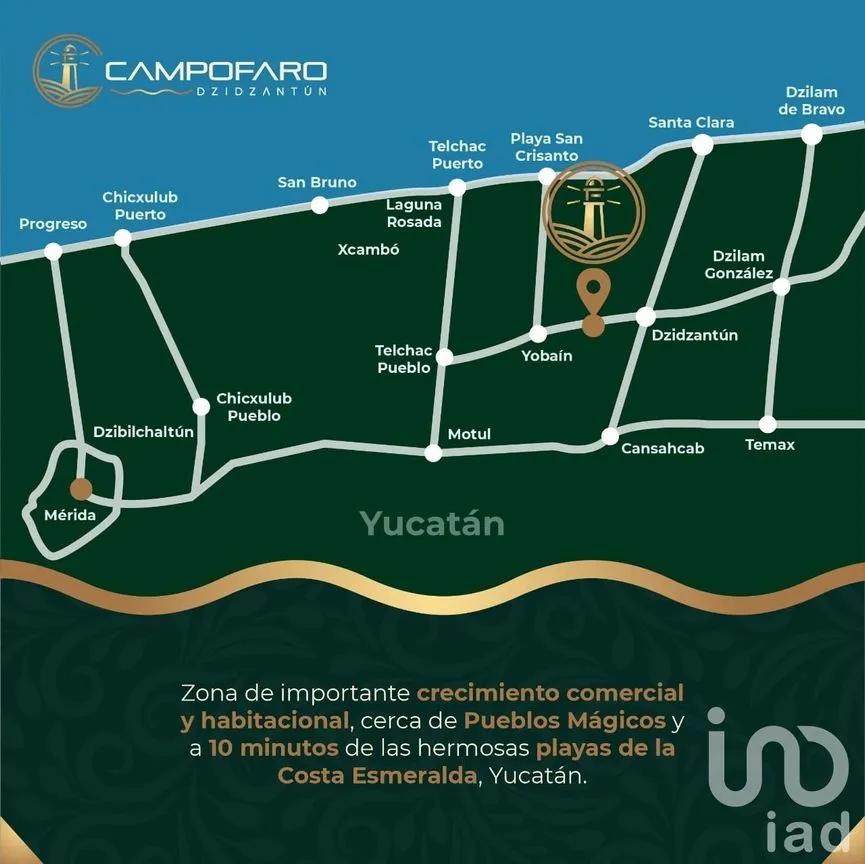 Terreno en Venta en Chablekal, Mérida, Yucatán | NEX-156305 | iad México | Foto 3 de 3